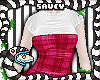 Plaid Jumpsuit Hot Pink