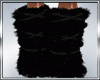 black fur boots