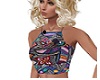 Colourful summer top