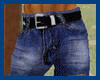 ! Ripped Jeans W/Belt