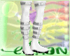 White long boots