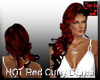 Hot Red Curly Diana Hair