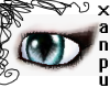 Greyish xanblue eyes