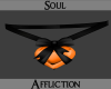 Bow/Heart Choker-Orange