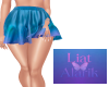 Neon Blue Skirt