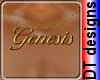 Genesis gold necklace