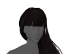EF* long bangs black