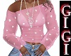 GM Sheer in Pink Hearts