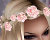 Add Pink Hair Flowers