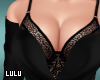 Lu| Sweater + Bra Black