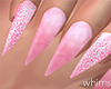 Pink Exotic Nails