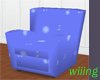 Powder blue chair