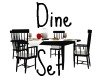 Blk & White Dine Set