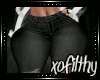 |xo| Black Ripped Jean