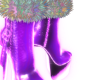 Santa Baby Purple Heels