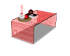 red  table
