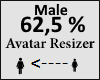 Avatar scaler 62,5% Male