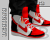  Dunk High Tops(red)