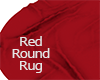 :G: Red Round Rug
