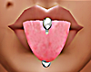 Tongue Piercing Silver