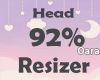 R. Head scaler 92%