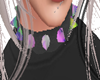 Rainbow Spike Collar