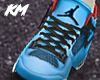 M' Jordan Blue Shoes w/s
