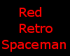Red Retro Spaceman