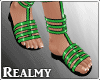 [R] Sandals - Green
