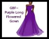 GBF~Flowered Gown Purple