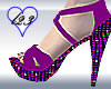 L23 Pretty Purple Heels