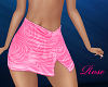 pink latex skirt