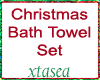 Xmas Bath Towel Set
