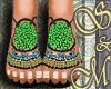 [SM] DetailGreen Sandals