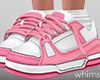 Meow Pink White Sneakers