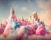 cotton candy castle
