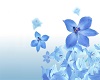 Blue Flower Rug