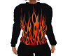 flame jogging sweater