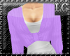 (LG)Layer Sweater Purple