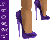 Purple Pon Shoes