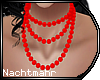 N| Neck Pearls Red