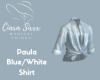 Paula Blue/White Shirt