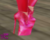 Pink Latex Shoes