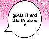 𝓜 | end it alone 💝