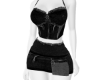 Ariana Denim Black Set
