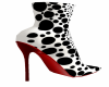 Polka Red Bottom boots