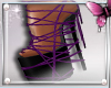 *P Purple straps shoes