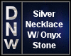 Silver, Onyx and Diamond