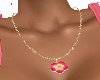 Necklace PINK FLOWER