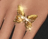 Gold Butterfly Ring